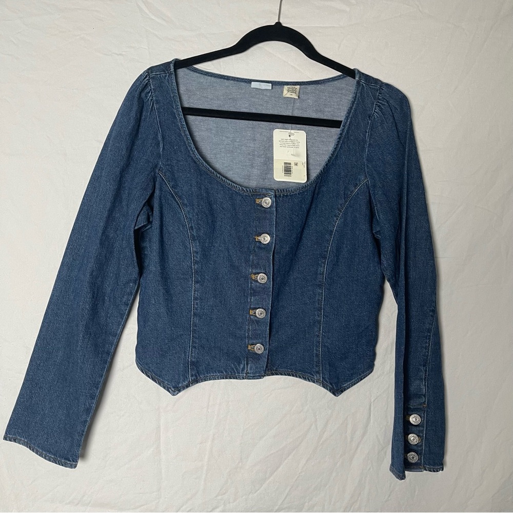 Levi’s Weston Denim Corset - Picture 2 of 11